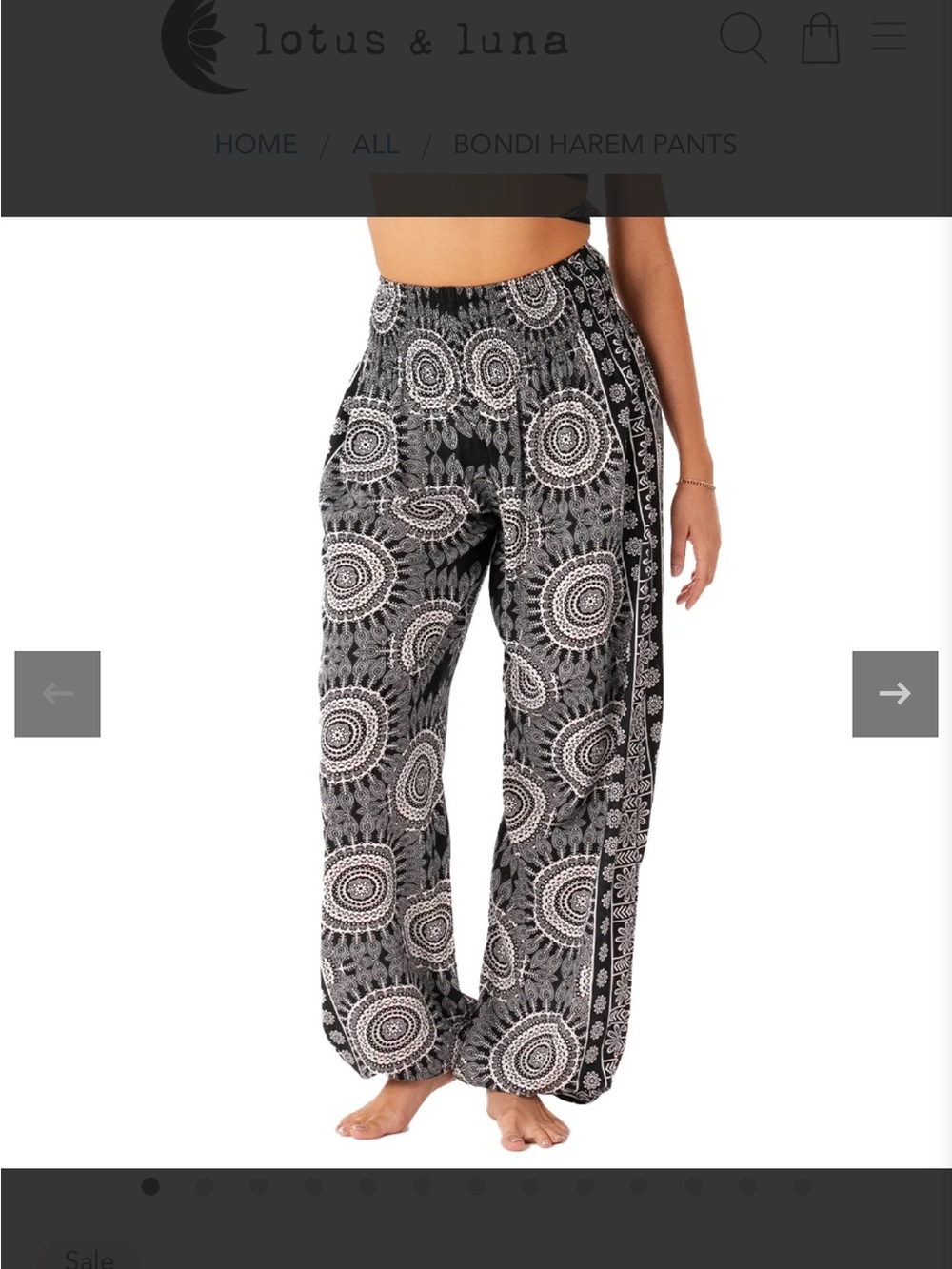 Lotus and Luna harem pants